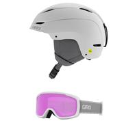 Giro Ceva MIPS Combo PackSki Helmet - Snowboarding Helmet with Matching Goggles Matte White/White Grey Chute M (55.5-59cm)