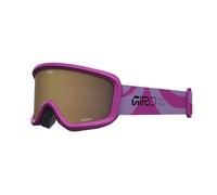 Giro Chico 2.0 Flow - AR40 Youth Ski Goggles, Anti-Fog Dual Lens, Microfleece Lined Face Foam, Seamless Helmet Compatibility, Protection & Comfort for Kids, Color: Purple with Rose Accent, Size: OS