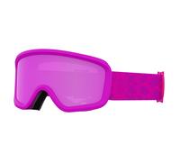 Giro Chico 2.0 Toddler Ski Goggles - Snowboard Goggles for Kids Boys and Girls - Purple Bloom Strap with Amber Pink Lens