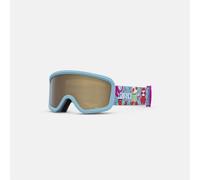 Giro Chico 2.0 Toddler Ski Goggles - Snowboard Goggles for Kids Boys & Girls 2-4 - Light Harbor Blue Phil Strap w/Amber Rose Lens