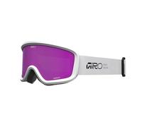 Giro Chico 2.0 Toddler Ski Goggles - Snowboard Goggles for Kids, Boys & Girls 2-4 - White Stacked - Amber Pink