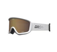 Giro Chico 2.0 Toddler Ski Goggles - Snowboard Goggles for Kids, Boys & Girls 2-4 - White Stacked - Amber Rose