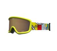 Giro Chico 2.0 Toddler Ski Goggles - Snowboard Goggles for Kids, Boys & Girls 2-4 - Yellow Robot - Amber Rose
