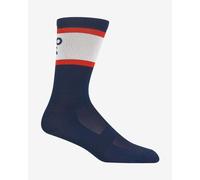 Giro Comp Racer High Rise Socks Navy Blue White - L