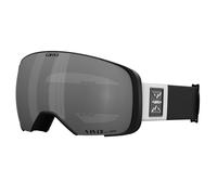 Giro Comp Ski Goggles - Snowboard Goggles for Men and Women - Black/White Twin Topo Strap with Vivid Onyx/Vivid Infrared Lenses