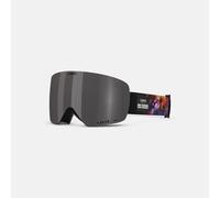 Giro Contour RS Ski Goggles - Snowboard Goggles for Men & Women - Black/Teal Liquid Light Strap with Vivid Smoke/Vivid Infrared Lenses