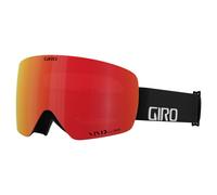 Giro Contour RS Ski Goggles - Snowboard Goggles for Men & Women - Black Wordmark Strap w/VIVID Ember/VIVID Infrared Lenses