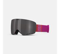 Giro Contour RS Ski Goggles - Snowboard Goggles for Men & Women - Pink Topo Strap with VIVID Smoke/VIVID Infrared Lenses