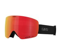 Giro Contour Ski Goggles - Snowboard Goggles for Men and Women - Black/White Indicator Strap with Vivid Ember/Vivid Infrared Lenses