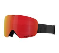 Giro Contour Ski Goggles - Snowboard Goggles for Men & Women - Black Mono Strap with Vivid Ember/Vivid Infrared Lenses