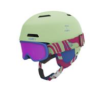 Giro Crue Combo Pack Toddler Ski Helmet - Snowboarding Helmet with Matching Goggles for Kids Boys & Girls - Paradise Namuk Sunflower - XS (48.5-52 cm