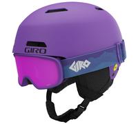 Giro Crue MIPS Kids Snow Helmet Goggle Combo Matte Purple Small
