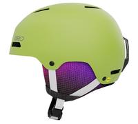 Giro Crue MIPS Ski Helmet - Snowboard Helmet for Kids, Youth, Boys, and Girls Matte Flo Green Small (52-55.5cm)