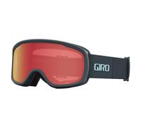 Giro Cruz Asian Fit Ski Goggles - Snowboard Goggles for Men Women and Youth - Dark Shark Light Thirds Strap with Amber Scarlet Lens