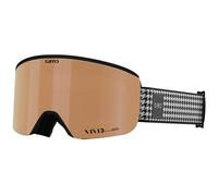 Giro Ella Ski Goggles Snowboard Goggles for Women Black & White Lux Strap with VIVID CopperVIVID Infrared Lenses