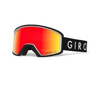 Giro GIRRJ Blok Snow Goggles - Black/White Core - Vivid Ember Lens, Large Frame