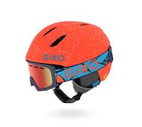 Giro GIRRJ Launch Snow Helmet/goggles Combo Pack - Matte Vermillion Rock, XS 48.5-52cm