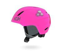 Giro GIRRJ Launch Youth Snow Helmet - Matte Bright Pink Psych Blossom, XS 48.5-52cm