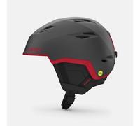Giro Grid Spherical MIPS Ski Helmet - Snowboard Helmet for Men & Women - Matte Graphite/Red - M (55.5-59cm)
