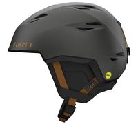 Giro Grid Spherical MIPS Ski Helmet - Snowboard Helmet for Men & Women - Metallic Coal/Tan - Size L (59-62.5cm)