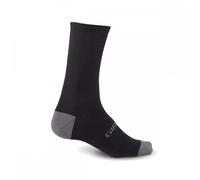 (S, Black / Charcoal) Giro HRC+ Merino Wool Cycling Socks