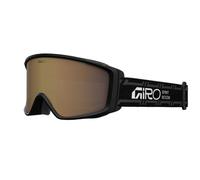 Giro Index 2.0 Asian Fit Ski Goggles - Snowboard Goggles for Men, Women, Youth - Black Stacked - Amber Rose