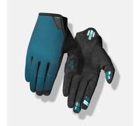 Giro La DND Womens Long Finger MTB Mountain Cycling Gloves Harbor Blue/Screaming Teal