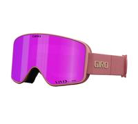 Giro Method Ski Goggles - Snowboard Goggles for Men Women and Youth - Dusty Rose Thirds Strap with Vivid Pink/Vivid Infrared Lenses