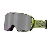 Giro Method Ski Goggles - Snowboard Goggles for Men Women and Youth - Glow Green Shelter Strap with Vivid Onyx/Vivid Infrared Lenses