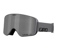Giro Method Ski Goggles - Snowboard Goggles for Men Women & Youth - Grey Wordmark Strap with VIVID Onyx/VIVID Infrared Lenses