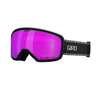 Giro Millie Ski Goggles - Snowboard Goggles for Women and Youth - Black/White Chute Strap with Vivid Pink Lens
