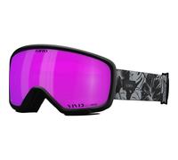 Giro Millie Ski Goggles - Snowboard Goggles for Women & Youth - Black & Grey Botanical Lux Strap with VIVID Pink Lens