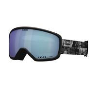 Giro Millie Ski Goggles - Snowboard Goggles for Women & Youth - Black/White Data Mosh Strap with Vivid Royal