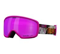 Giro Millie Ski Goggles - Snowboard Goggles for Women & Youth - Flower Data Mosh Strap with Vivid Pink Lens