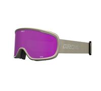 Giro Moxie Ski Goggles - Snowboard Goggles for Women, Youth - Stone Tan Stacked - Amber Pink & Yellow