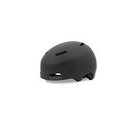 Giro Quarter FS Mips Helmet - Durable Skate-Style Dirt Helmet with Polyurethane Bumper for Trail & Skate Park Protection, Color: Black, Size: S