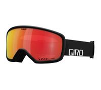 Giro Ringo Ski Goggles - Snowboard Goggles for Men Women & Youth - Black Wordmark Strap with Vivid Ember Lens