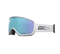 Giro Ringo Stacked Goggle With Vivid Lens By Zeiss, Seamless Helmet Integration, Anti-Fog Coating, Triple Layer Face Foam, Enhanced Contrast Vision, Color: White/Royal, Size: OS