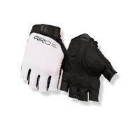 Giro Road Cycling Men's Gloves, White, Gel Padding, Size S, Adult