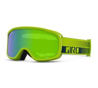 Giro Roam Ski Goggles - Snowboard Goggles for Men Women & Youth - Ano Lime Flow Strap with Loden Green/Yellow Lenses