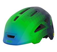 Giro Scamp II Youth Bike Helmet - Matte Blue/Green Towers - Size S (49-53 cm)