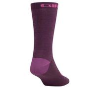 Giro Seasonal Merino Wool Socks UK 11-12.5 Dark Cherry / Raspberry