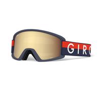 Giro Semi Snow Goggles Midnight/Red Throwback - Amber Gold/Yellow