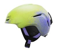 Giro Spur Kids Snow Helmet, Fluorescent Green, Mauve, Small (52-55.5 cm)