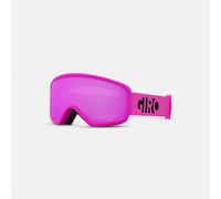 Giro Stomp Kids Ski Goggles - Snowboard Goggles for Youth Boys & Girls - Pink Black Blocks Strap with Amber Pink Lens