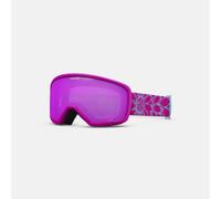 Giro Stomp Kids Ski Goggles - Snowboard Goggles for Youth Boys & Girls - Pink Bloom Strap with Amber Pink Lens