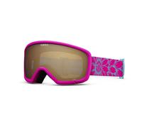 Giro Stomp Kids Ski Goggles - Snowboard Goggles for Youth Boys & Girls - Pink Bloom Strap with AR40 Lens