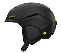 Giro Tenet MIPS Ski Helmet - Snowboard Helmet for Men, Women & Youth - Matte Black/Ano Green- M (55.5-59cm)