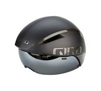 Giro Unisex Adult Aerohead MIPS Aero/tri Helmet - Black/Titanium, L 59-63cm
