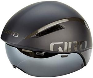 Giro Unisex Adult Aerohead MIPS Aero/tri Helmet - Black/Titanium, M 55-59cm